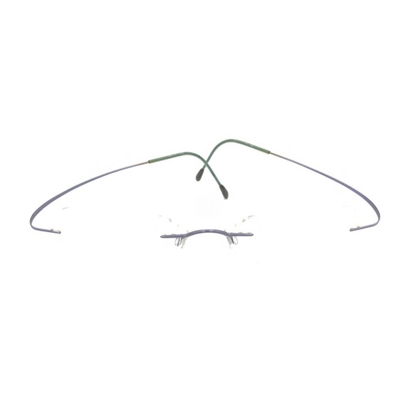 Silhouette 7395 40 6065 Titanium Purple Rimless Eyeglasses Frames 19 140 Austria - Picture 2 of 12